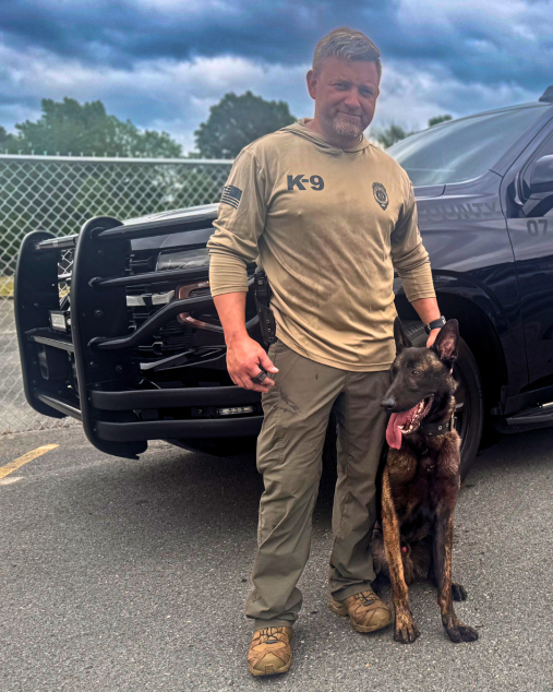 Capt. Shea Hovers & K9 Officer Odin